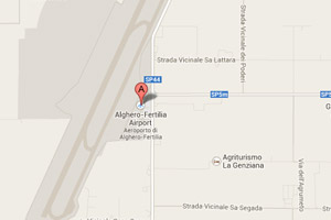 alghero google map