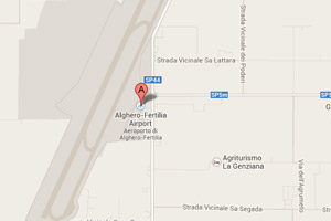 alghero google map